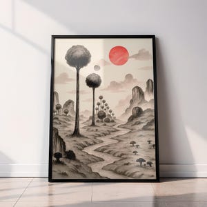 Dragon Ball Z Poster | Namek Japanese Watercolor Anime Wall Art | Goku Fight Digital Download Prints