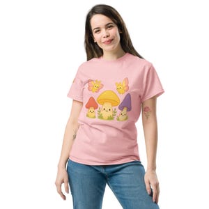 Unisex Ahorn Rosy Motte und Wachskappe Pilz T-Shirt