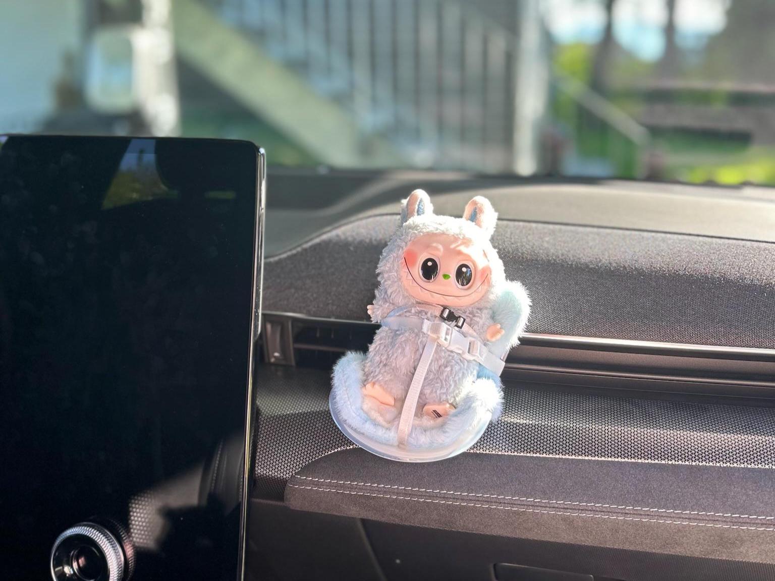 Labubu Car Seat – 3d-printed Chair for Mini Figures | Blue