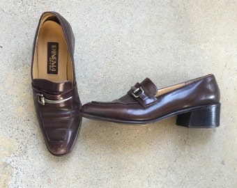 clumsy stacks shoes 70s