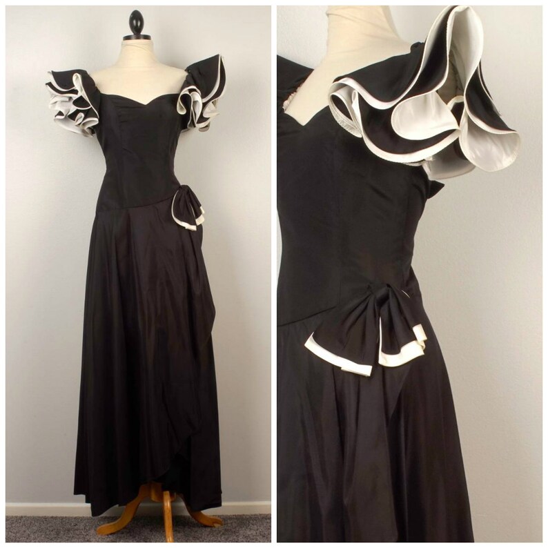 Big Puffy Black Prom Dresses