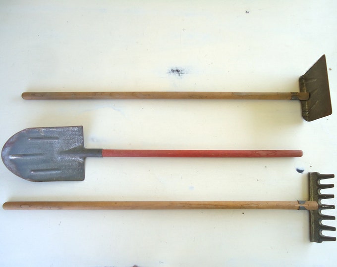 Children's Vintage Gardening Tools Etsy