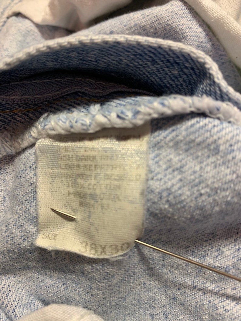 light stone wash Lee Jeans 36x29 American made