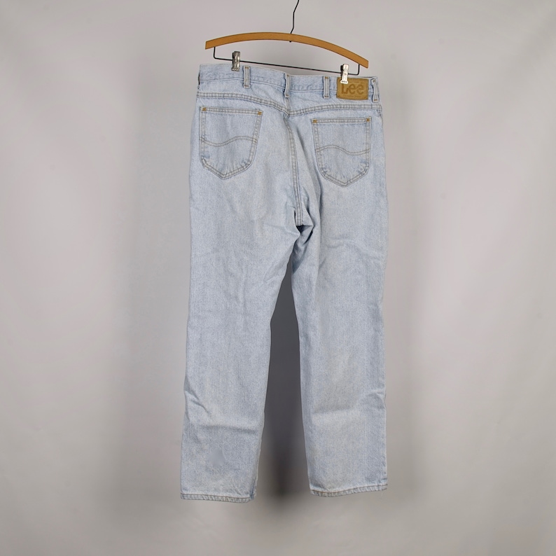 light stone wash Lee Jeans 36x29 American made