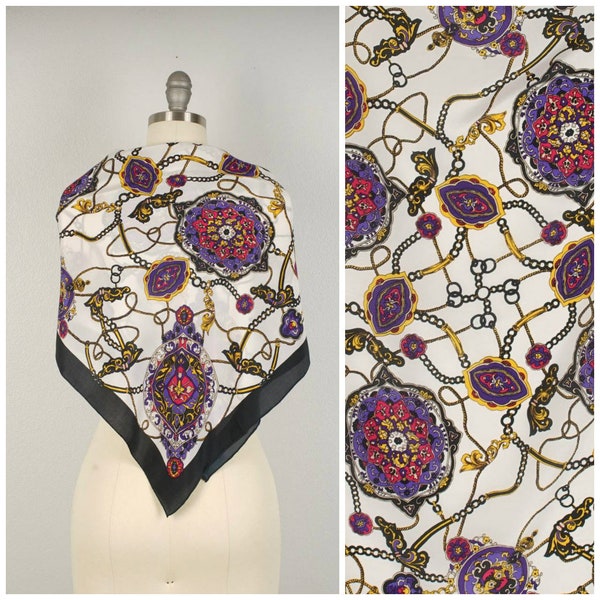 Jewel Tone Scarf Etsy