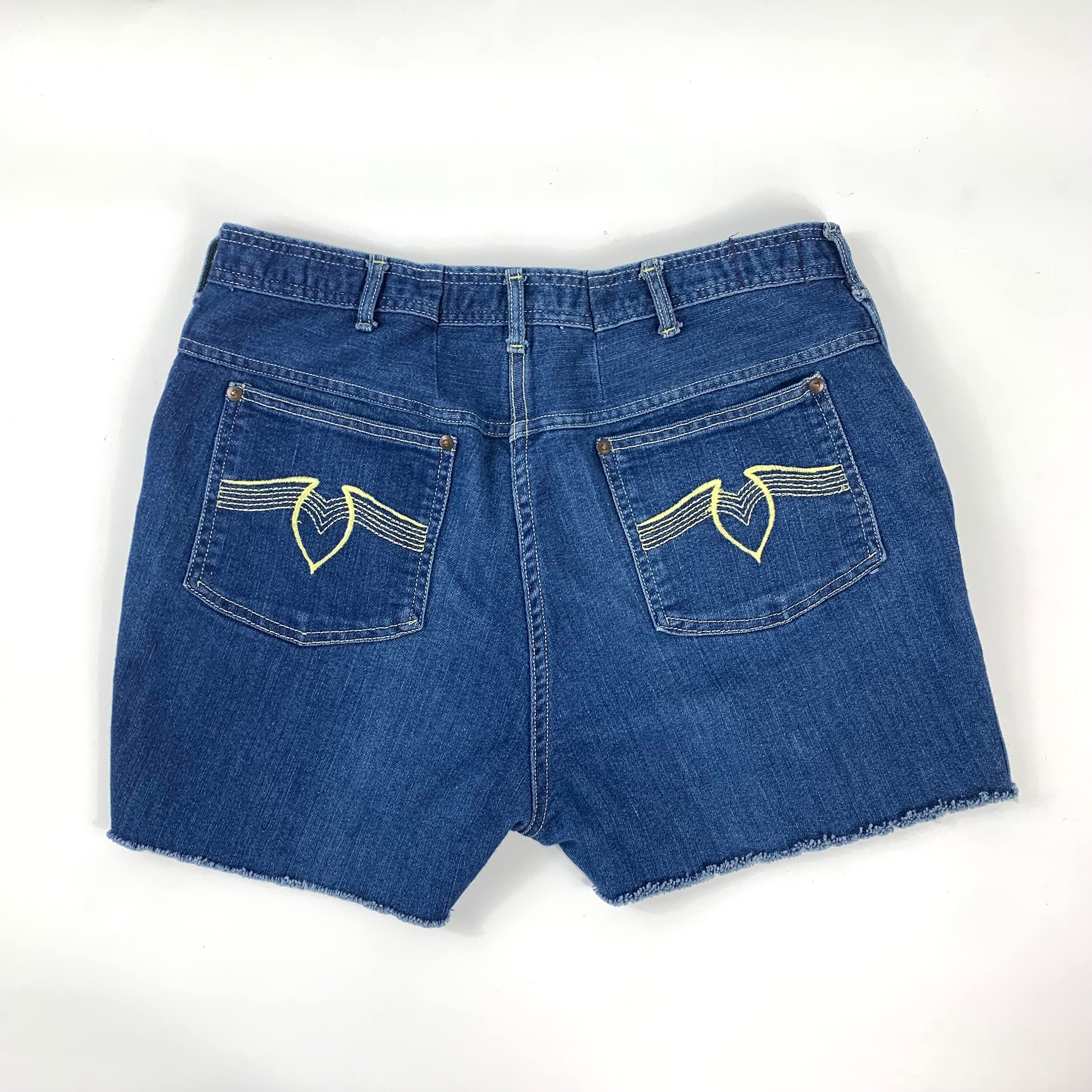 80s Vintage Gap Dark Wash Cut Offs 33 