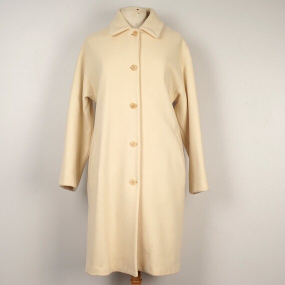 winter white wool coat