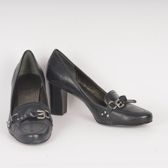 franco sarto navy blue pumps