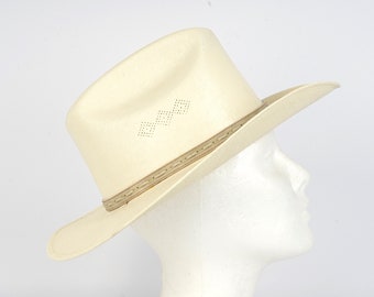 Vintage Stetson Ranch Cowboy Hat Tan 5X 