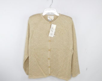 gold cardigan womens