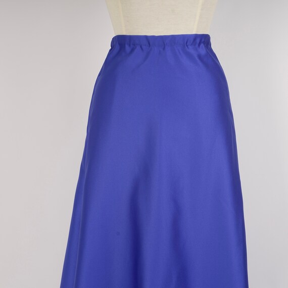 Tadashi royal blue long skirt 90s vintage formal maxi - Gem