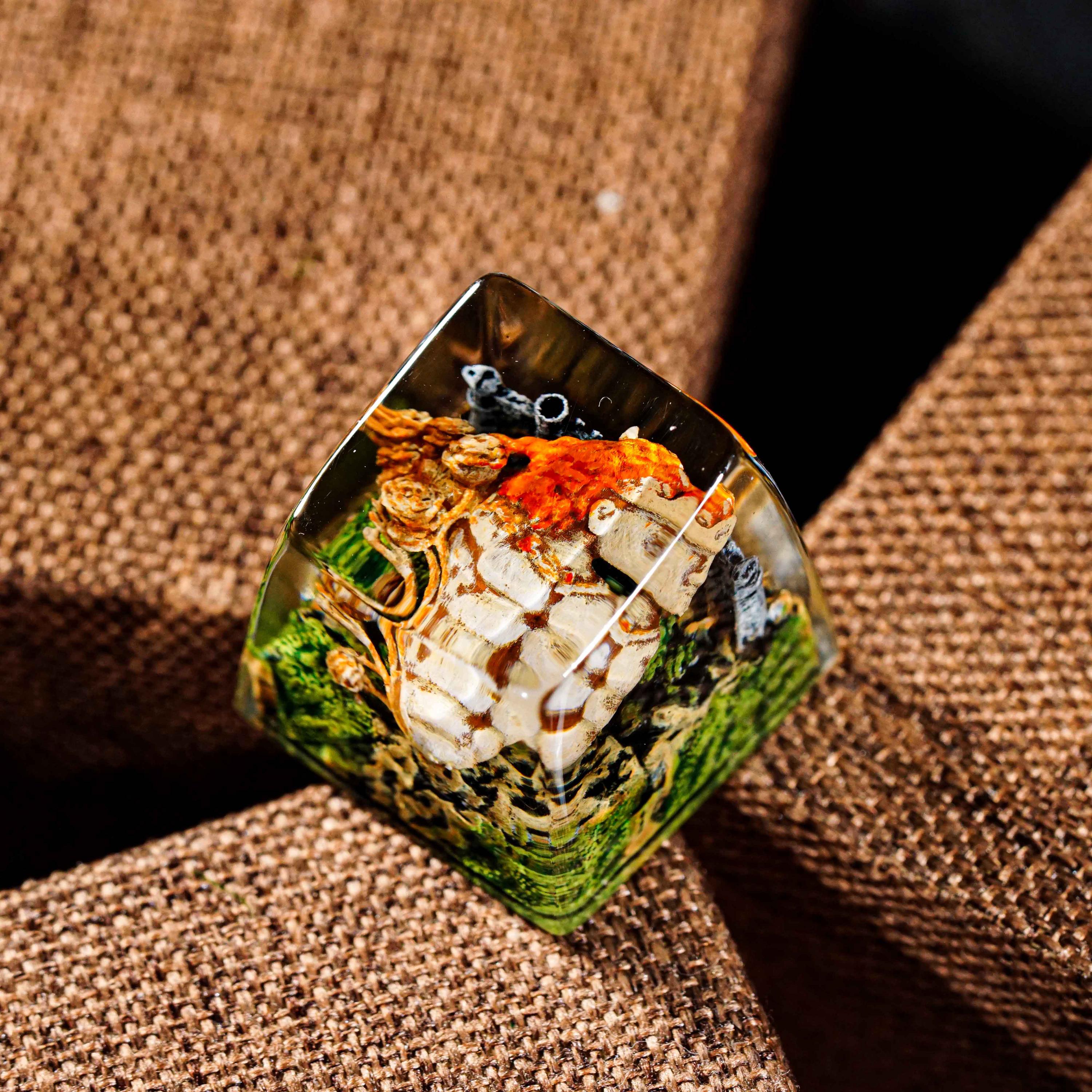 Nokstella Moon Talisman Artisan Keycap Set – Handmade Resin