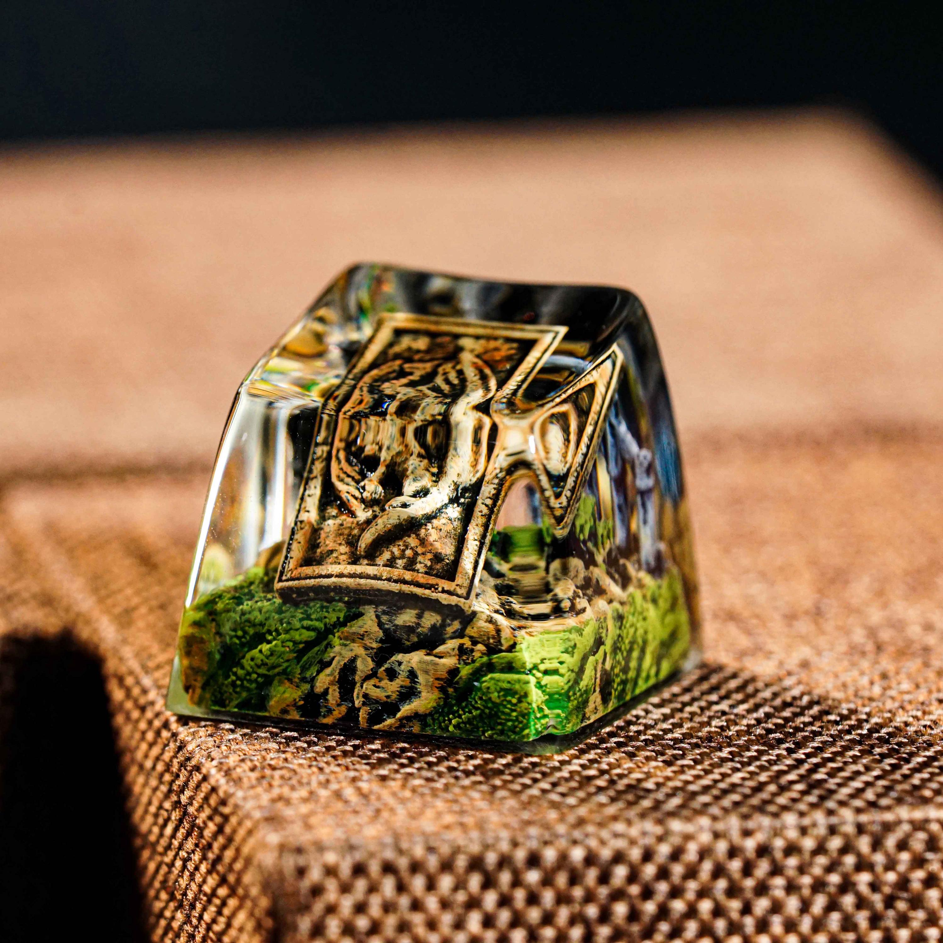 Nokstella Moon Talisman Artisan Keycap Set – Handmade Resin