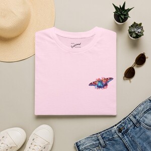 Watercolor Butterfly Rise Together T-Shirt | Inspirational Butterfly Tee | Empowerment Protest Shirt image 9