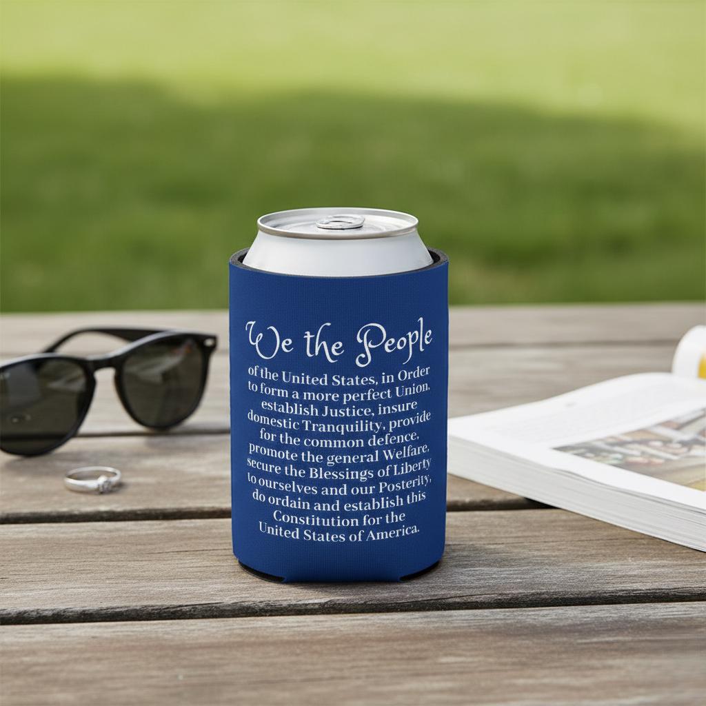 We The People Can Cooler US Constitution Beverage Holder Patriotic Gift