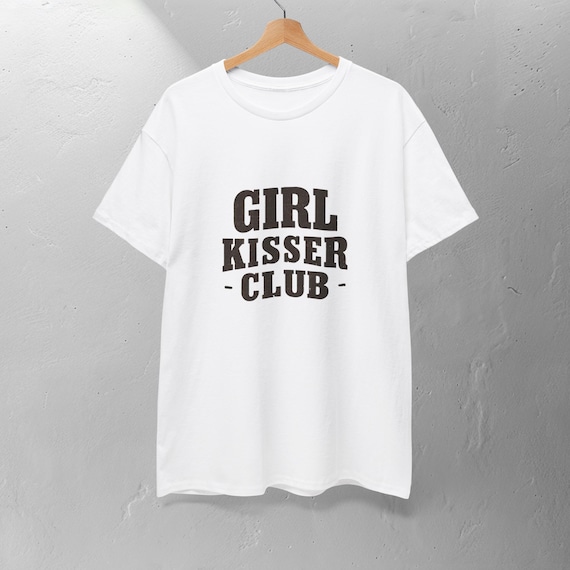 Camiseta del Club de Besos de Chicas, Camiseta Gráfica del Orgullo