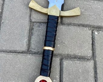 Handmade Goldryn Sword Replica - 36" Glass of Throne sword - High Carbon Steel Fantasy Blade - Medieval Display Sword - Gift for Readers