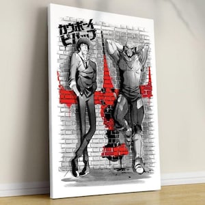 Cowboy Bebop Anime Poster: Vintage Manga Art Print