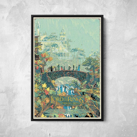 Plaque Métal Décorative Le Seigneur Des Anneaux - 20x30 Cm - Style Rétro, Rouille Vintage - Pour Mur, Cadeau - 10