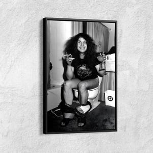 Ozzy Osbourne Bathroom Poster: Funny Rock and Roll Toilet Decor