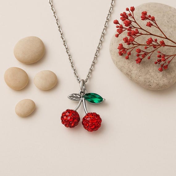 Collier Pendentif En Argent 925 Pour Femme - Style élégant Vintage - Occasion