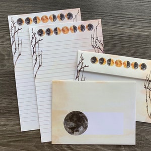 Stationery Set - Lunar Phases