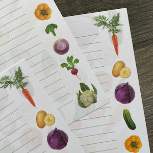 Folhas para escrever cartas - Veggieville