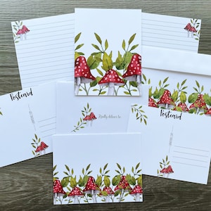Kit de papelaria dupla face - Toadstool