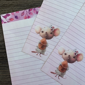 Letter writing sheets - A Little Nut