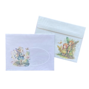 Pacote de Envelopes - Fadas do Jardim