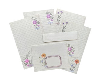 Double-sided Stationery Set - Floral Memories