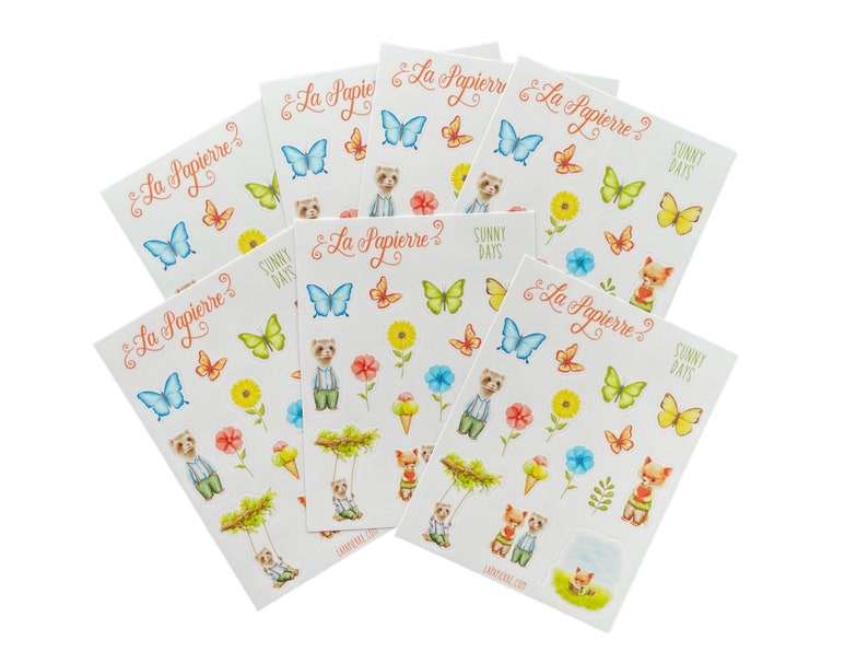 Double-sided letter writing sheets Sunny Days image 10