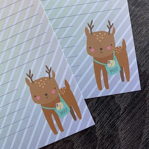 Hojas para escribir cartas - Deer Penpal