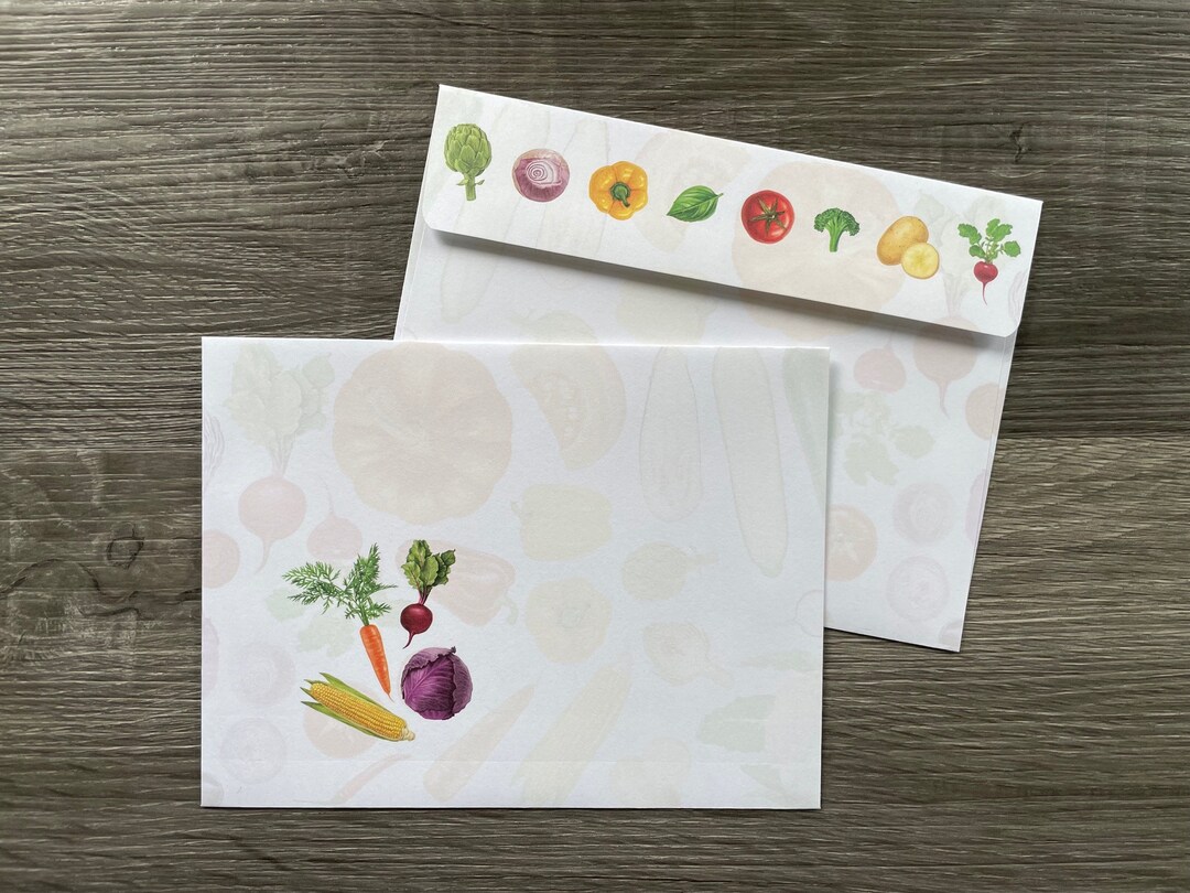 Envelope Pack - Veggieville - Etsy
