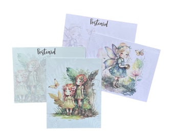 Postcard Pack - Garden Fairies