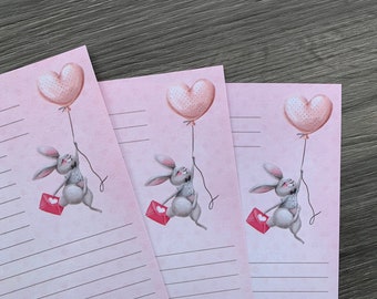 Letter writing sheets - Love Notes