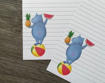 Letter writing sheets - Fruitball