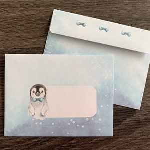 Paquet d'enveloppes - Edouard le pingouin