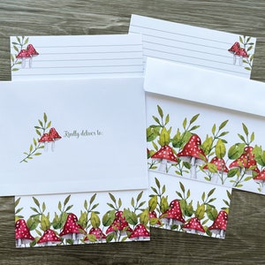 Double-sided Stationery Set - Toadstool