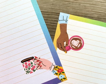 Letter writing sheets - Coffee Chat