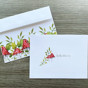 Paquet d'enveloppes - Champignon vénéneux