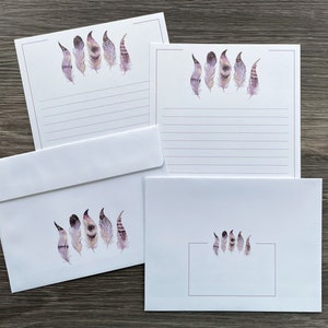 Stationery Set - Feathered