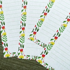Folhas para escrever cartas - Botanically Yours