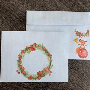 Paquet d'enveloppes - Fa La La La Fox