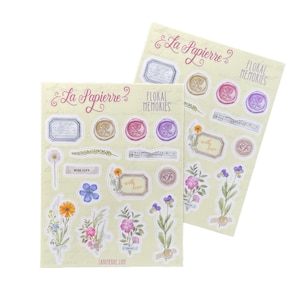 Stickervel - Floral Memories