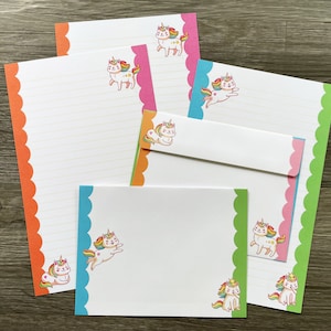 Set de papelería doble cara - Caticorn