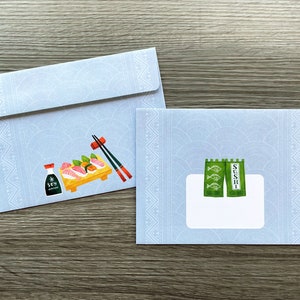 Pacote de Envelopes - Noite de Sushi