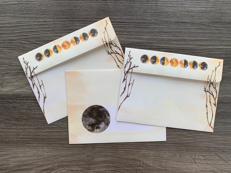 Stationery Set Lunar Phases image 9