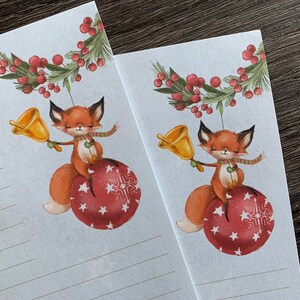 Folhas para escrever cartas - Fa La La La Fox