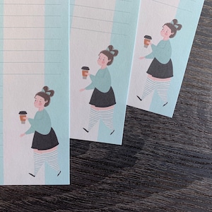 Hojas para escribir cartas - Amante del café